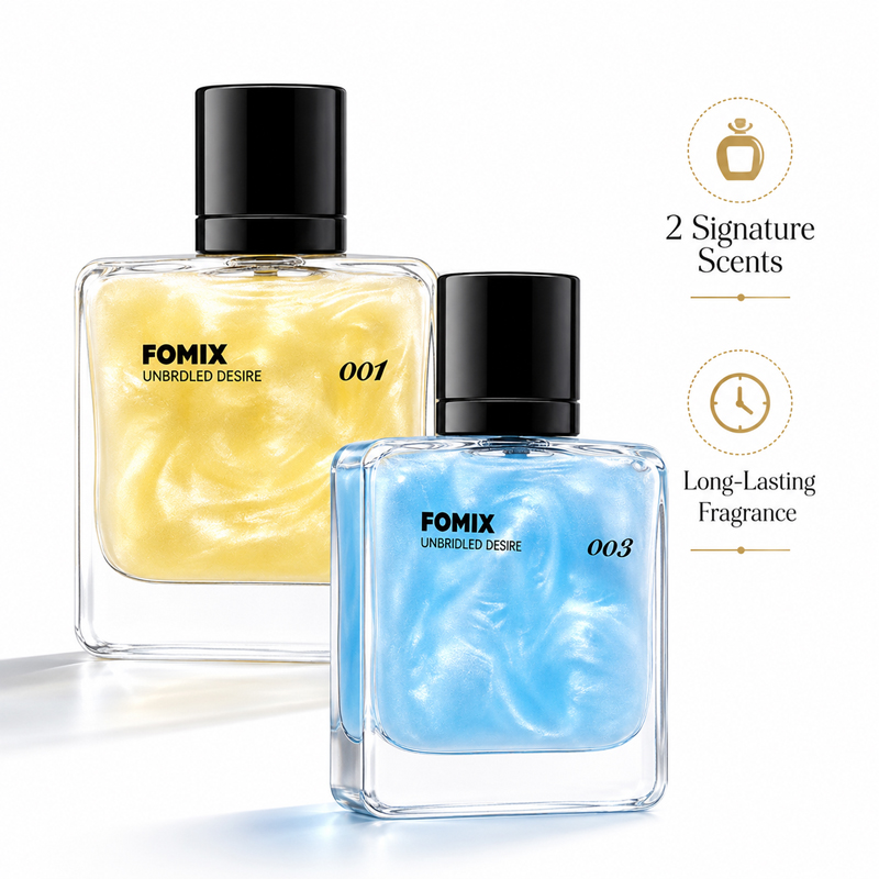 Perfume Fragrance Lasting - FOMIX ชุดน้ำหอมสำหรับผู้ชาย 2 ชิ้น, กลิ่นหอมสดชื่นจากทะเลและกลิ่นอบอุ่นเย้ายวนติดทนนาน, น้ำหอม