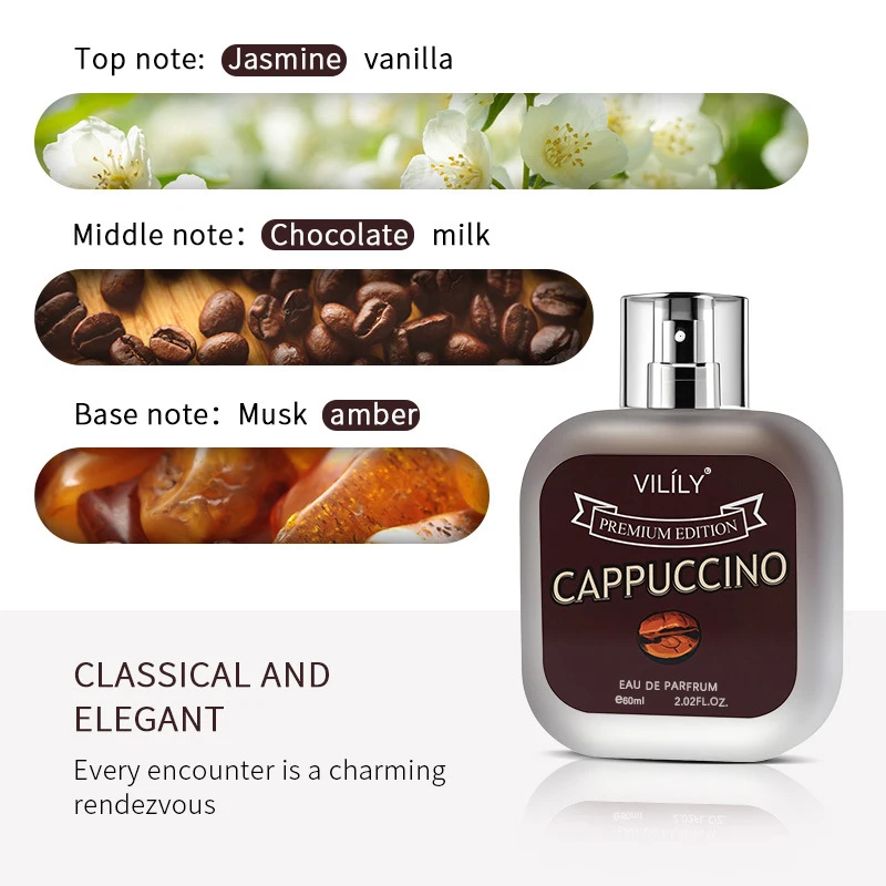 60ml ช็อกโกแลต Cappuccino Eau  - Perfume Fragrance Notes บทวิจารณ์และราคา