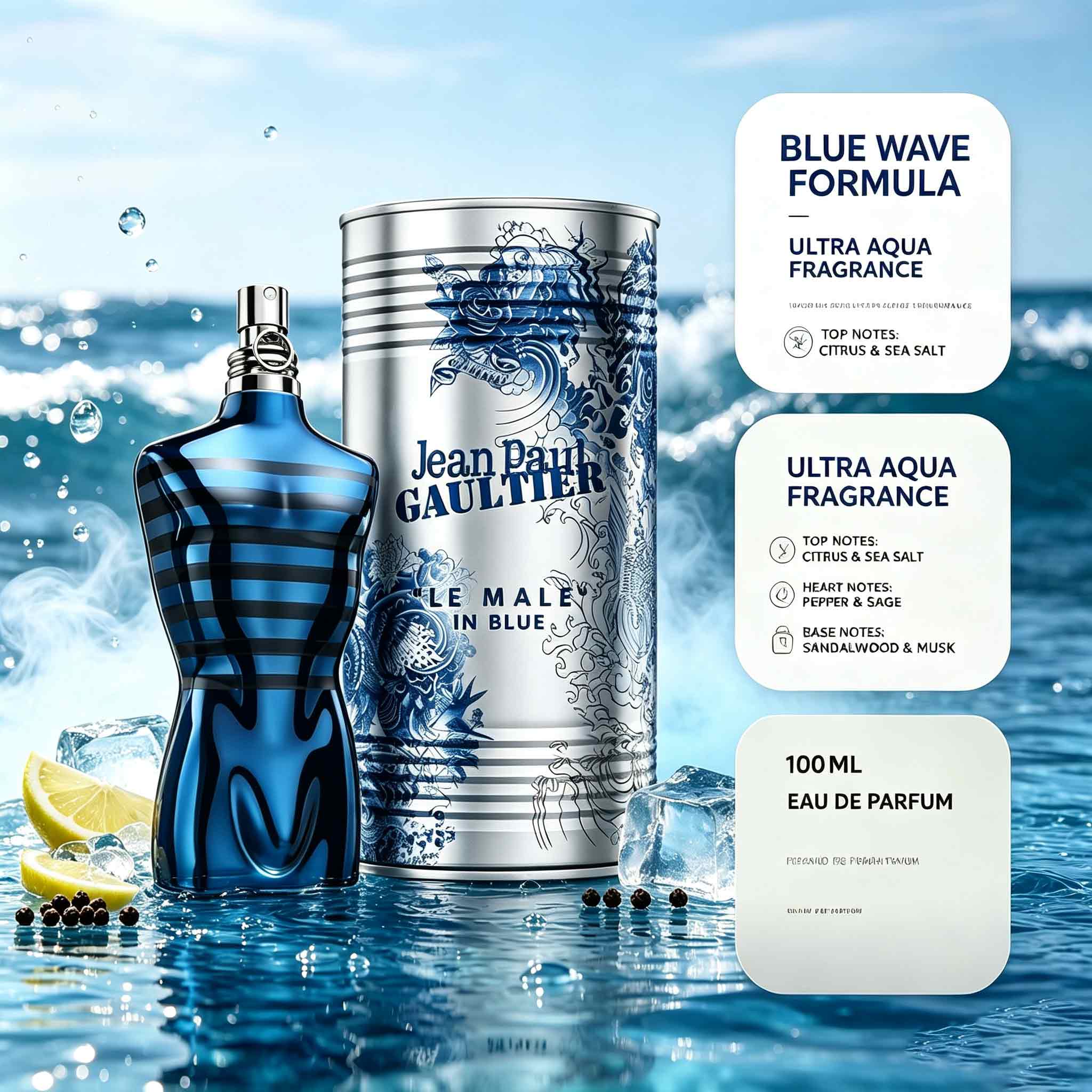 น้ำหอม Jean Paul Gaultier Le M - Perfume Fragrance Jean Paul Gaultier บทวิจารณ์และราคา